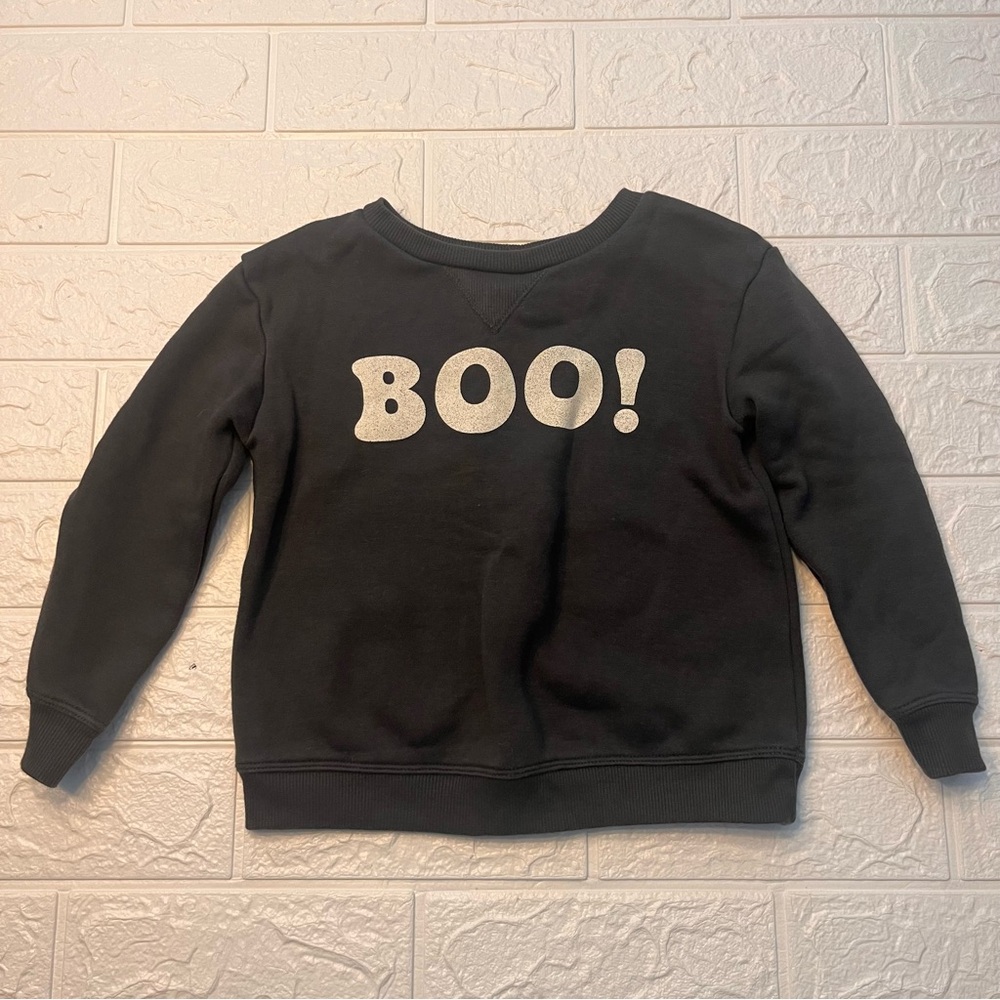 Little Co. by Lauren Conrad Kids Black 'Boo!' Sweatshirt size 2T
